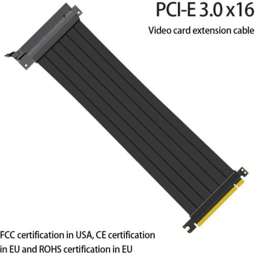 Full Speed 3.0 PCI-E X16 Riser Cable Graphics Card Extension Cable PCI Express Riser Shielded Extender For GPU Vertical PCI-E