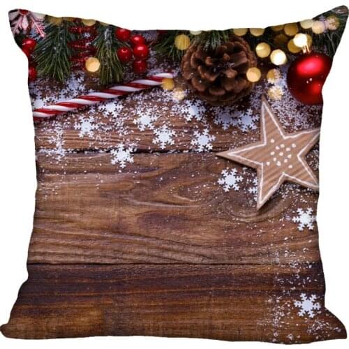 Christmas Decoration Pillowcase New Year Wedding Party Pillow Cover Custom Gift For 40X40CM (one Sides) Printed Pillow Cases