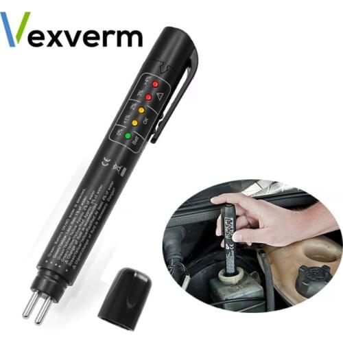 Car Oil Quality Check Pen Universal Brake Fluid Tester Car Brake Liquid Digital Tester Vehicle Auto Accurate Testing Tool