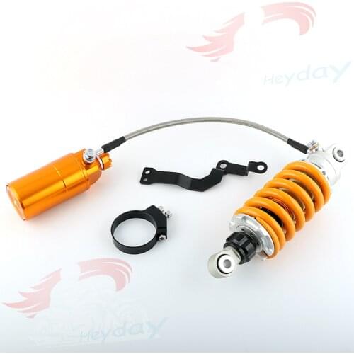 235mm 9.2" Universal 12mm spring Motorcycle Air Shock Absorbers For Honda MSX125 Yamaha LC150 LC135 Kawasaki Z125 EXCITER150