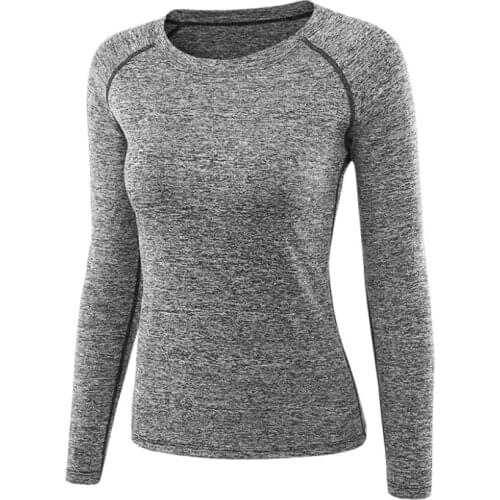 Spring And Summer Running Quick Drying Breathable Soft T-shirt Training Fitness Womens Yoga Sports Top Long Sleeve