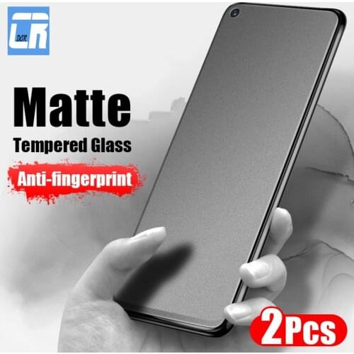 2pcs Frosted No fingerprint Tempered Glass for One Plus Nord 2 N200 N100 N10 Screen Protector Oneplus 9 5 5t 6 6t 7 7t 8t Glass