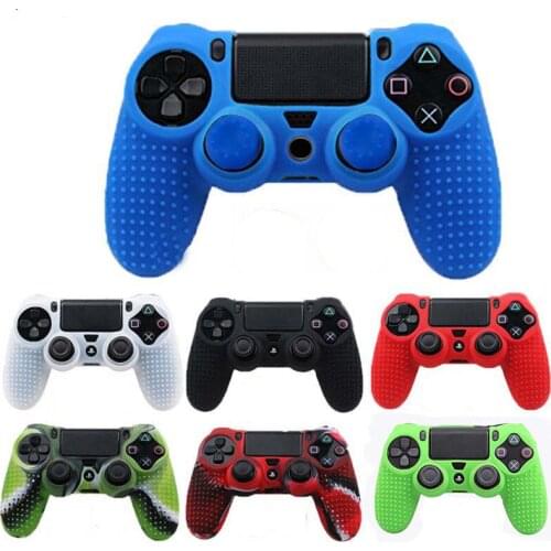 For Dualshock 4 PS4 Slim Pro Controller Studded Skin Premium Protective Anti-slip Soft Silicone Grip Case Cover