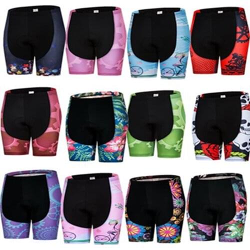 2021 Summer Women Cycling Shorts Mtb Ladies Biking Bicycle Knickers Breathable Bike Shorts Quick Dry Gel Padded Cycling Clothing