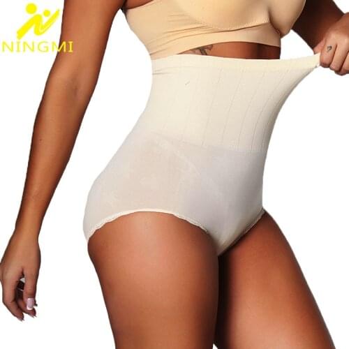 NINGMI Women Butt Lifter Tummy Body Shaper Waist Trainer Underwear Postpartum Body Sculpting Tummy Control Panties Shapewear