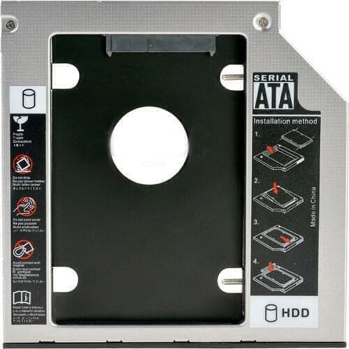 12.7mm 2nd HDD SSD Hard Drive Optical Caddy Frame Adapter For iMac A1311 A1312 A1224 A1225 Swap GA32N GA11N AD5680H Superdrive