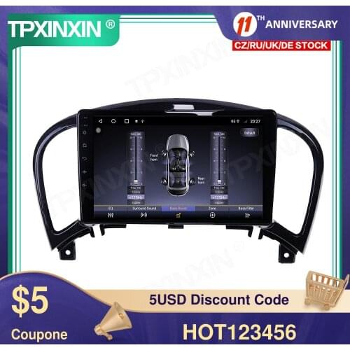 6+128G Android 10 For Nissan Juke 2011-2018 Car Multimedia Player GPS Navigation Head Unit Auto Radio Audio Stereo Tape Recorder