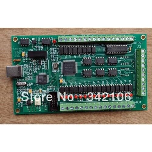 Free Shipping!!!! New 3 Axis MACH3 CNC USB 200KHz Breakout Board Interface Card for Routing Machine windows2000/xp/vista/7