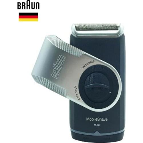 Braunn Electriic Razor Shavers M60 Mobile Shave Portable Washable Safety Power Beard Shaving & Hair Removal For Men Face Care