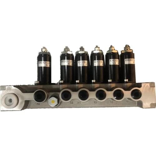 For Excavator Accessories Sany Excavator Battery Valve Group 60136331 Six-Link Solenoid Valve Group Sany SY235C High Quality