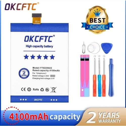 For Yotaphone 2 YD201 YD206 Battery Inbuilt Phone Battery 4100mAh YT0225023 Tested