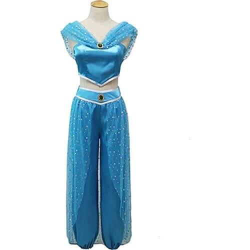 Halloween Adult Mens Women Cosplay Costumes Decor Blattern Rock Halloween Womens Girls Jasmine Princess Dress up Halloween