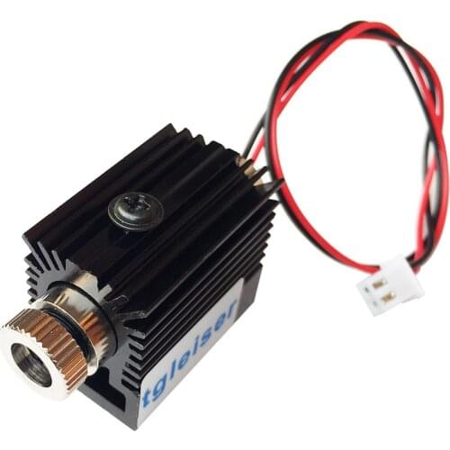 650nm Red Laser Module Mini Engraving Machine Adjustable CNC Parts 200mw With Holder Heat Sink