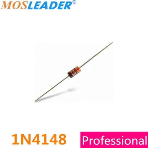 Mosleader DIP 1N4148 DO35 1000PCS 100V 0.2A High quality Common quality Made in China