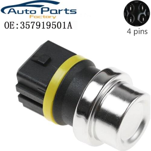 New Water Coolant Temperature Sensor For VW GOLF PASSAT SEAT IBIZA II III SKODA FELICIA FORD GALAXY 357919501A 6U0919501B