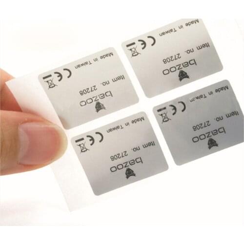 Customized Direct manufacture printing custom self-adhesive battery label