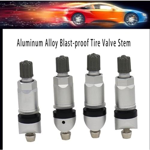 4pcs Alloy blast-proof TPMS Tire Pressure Monitoring System Tire Valve Stem Repair Kit for Toyota BMW Jeep Dodge Land Rover Audi