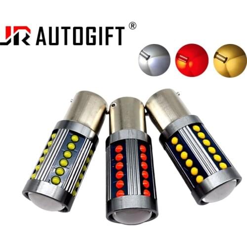 20PCS New 12V -24V COB 36smd S25 1156 BA15S P21W LED BAY15D P21/5W 1157 led Bulb For Turn Signal Brake Backup Light Amber