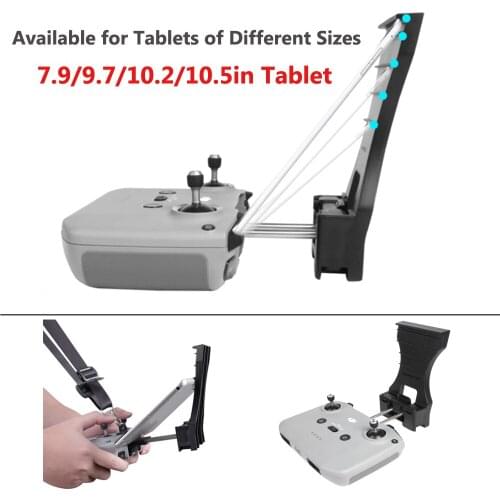 Universal Tablet Extended Holder for Mavic Air 2 Remote Control Adjustable Tablet Clamp Quick Release Strap Mavic Air 2 Parts
