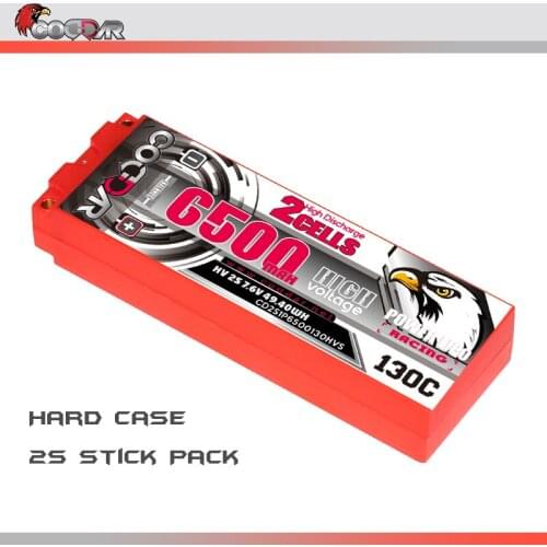 CODDAR 2S 7.6V 65000mAh 130C HV Lipo Battery with EC5 T XT60 Plug to 5.0mm Bullet Graphene For RC Car Truck Boat Parst