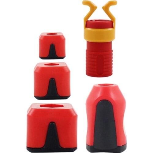 5Pcs/Set Screwdriver Bit Magnetic Ring Strong Magnetizer Screw Fixed Holder Tool