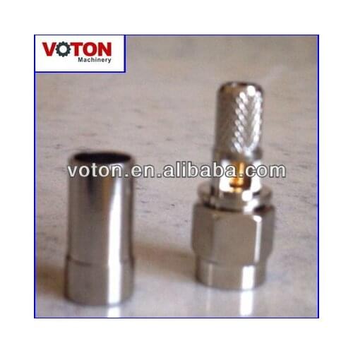 Free shipping RP SMA Male straight curly for rg223 cable connector