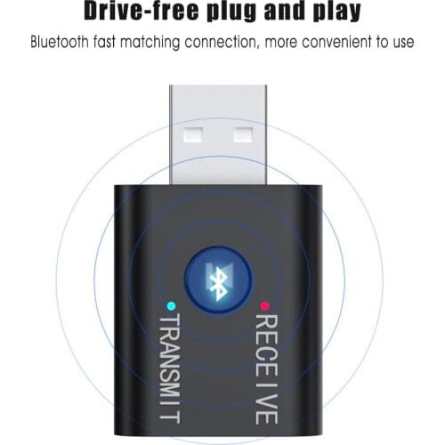 Bluetooth 5.0 Audio Receiver Transmitter Mini Stereo Bluetooth AUX RCA USB 3.5mm Jack for TV PC Car Kit Wireless Adapter