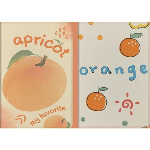 Ins Fashion Case for iPad 2 3 4 Air 1 2 9.7 Inch 2017 2018 Shockproof Orange Print Cover Funda for iPad 10.2 Pro 10.5 Air 3