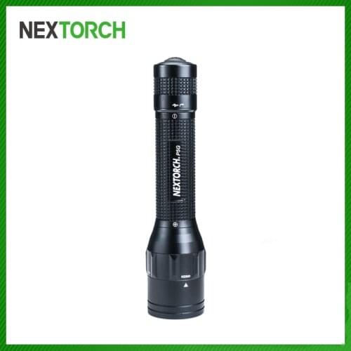 NEXTORCH Dual Light White Red 800 Lumens High Output USB Rechargeable 18650 Battery DUO Switch Tactical Strobe Outdoor #P5R