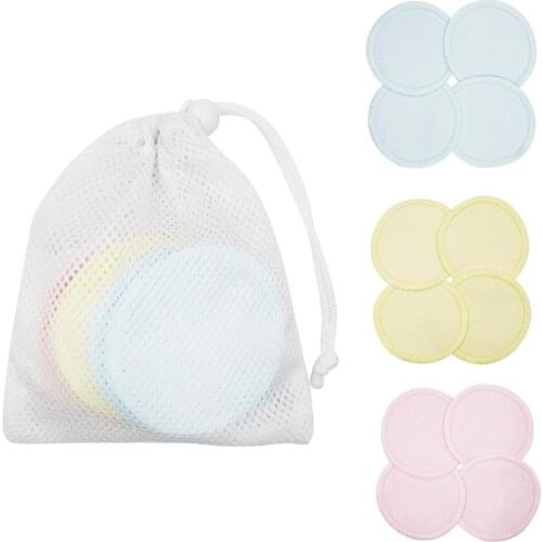 Reusable Cotton Pads Makeup Remover Pads Make Up Facial Remover Bamboo Fiber Facial Skin Care Nursing Pads Skin Cleaning