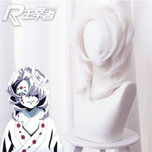 Demon Slayer: Kimetsu no Yaiba Cosplay Wigs Spider Mountain Rui Role Playing Nezuko Tanjirou Agatsuma Zenitsu Halloween 1:1 Anim