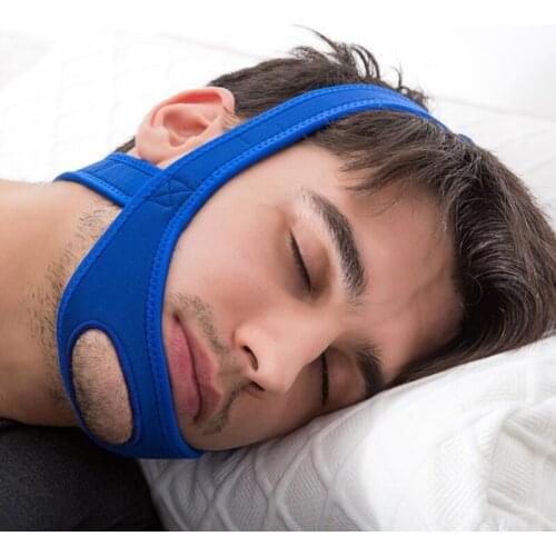 Anti Snore Stop Snoring Chin Strap Belt Anti Apnea Jaw Solution Sleep Support Apnea Belt Sleeping Care Tools