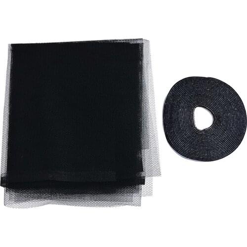 Window Screen Repair Nets Anti Mosquito Window Insect Nets Kitchen Door Bug Flying Mesh Protector Curtains Adhesive Screen Mesh