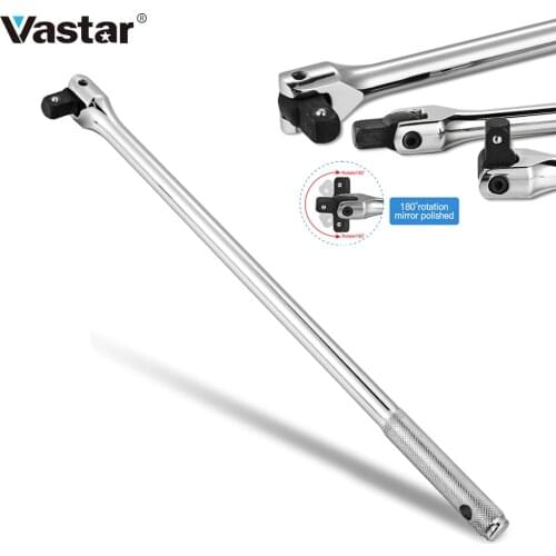 Socket Torque Wrench 1/2 F Rod 15" 18" Long Force Bar Activity Head Wrench with Strong Force Lever Steering Handle for Repairing