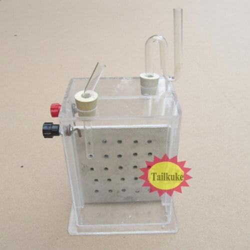 Vertical Diaphragm Electrolyzer J2605 Electrolysis Saturated Salt Water Chemical Apparatus Hydrogen Product Teaching Apparatus