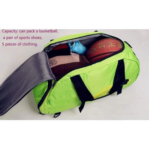 Waterproof Fitness Sports Bag Men Women Outdoor Fitness Bag Portable Gym Handbag Ultralight Yoga Bag Outdoor Gym Sports Backpack