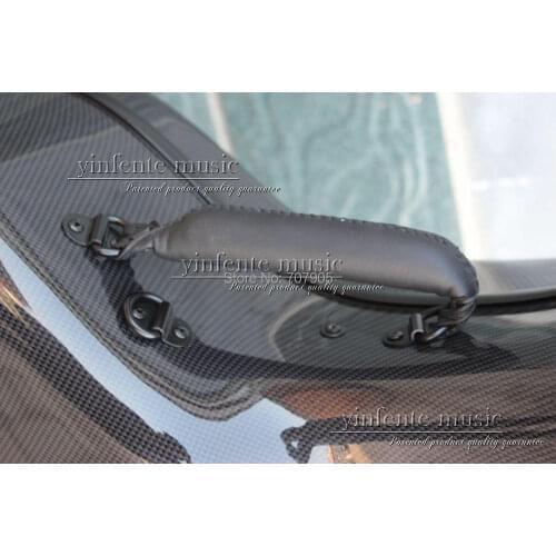 1X 4/4 Cello case Glass fiber Waterproof High quality Dropshipping Wholesale Black