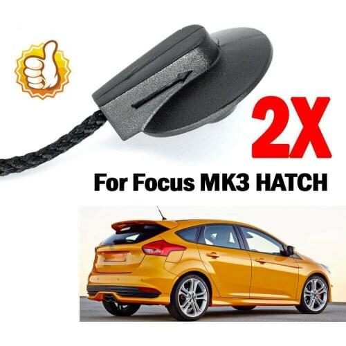 2Pc Hatchback Parcel Shelves Trunk Lid Back Shelf String Holding Strap Rope SmallBall For FORD FOCUS Mk3 PARCEL SHELF STRINGS