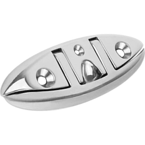 5" Dock Deck Line Rope Cleat 316 Stainless Steel Heavy Duty Boat Massive