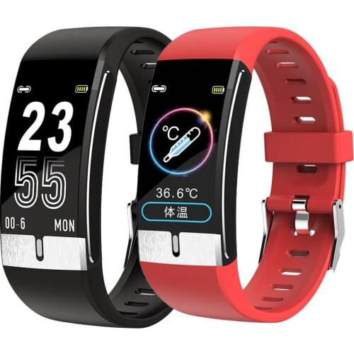 ECG PPG Smart Band Body Temperature IP68 Waterproof Fitness Smart Bracelet Pedometer Call SMS Reminder Wristbands