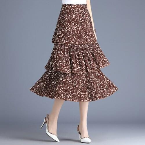 KUANGNAN High Waist Skirts For Women