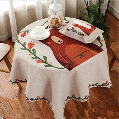 LINQIAO Cotton Tablecloths