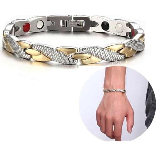 Magnetic Bracelets For Women Men Fashion Metal Healthcare Bracelet Bangles Jewelry Gift 2019 Hot Sale Homme Femme Charm Bracelet