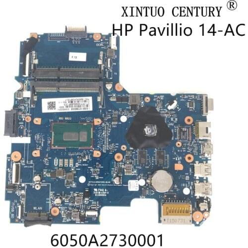 814049-601 814049-501 814049-001 For HP Pavillio 14-AC Laptop Motherboard 6050A2730001 W/ I5-5200U R5 M330 2G 100%tested working