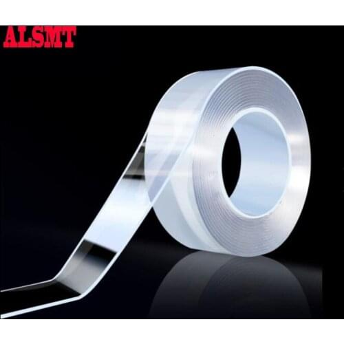 Reusable Double-sided Tape, Multi-purpose Nano-adhesive, Non-marking Washing Glue, Length 3 Meters X Width 30 Mm