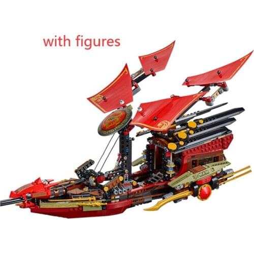 Flight Destiny Boat Bounty Ship Model Building Blocks 1325 Pcs Bricks Boys Birthday Gifts Toys For Children 70738