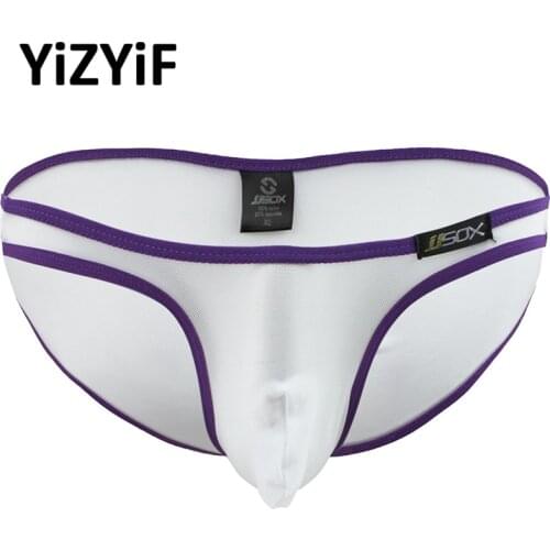 Mens Swimwear Swimsuit Gay Underwear Thong Bikini Swimming Suit Low Rise Sexy Lingerie Breathable Mesh Bulge Pouch Male Panties