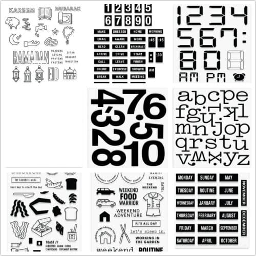 English Clear Stamp/Seal for DIY scrapbooking/photo album Decorative clear stamp sheets A6045