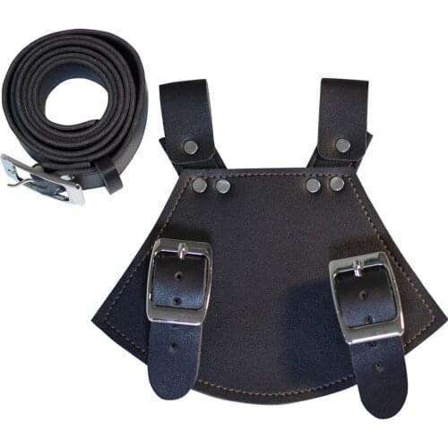 Durable Anime Battle Knight Sword Belt Vintage Medieval PU Leather Renaissance Sabre Belt Masquerade Party Props Cosplay