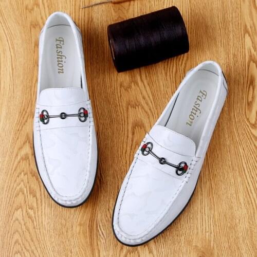 Luxury Brand Fashion Soft Moccasins Men Loafers High Quality Genuine Leather Shoes Mens Flats Suede Driving Shoes